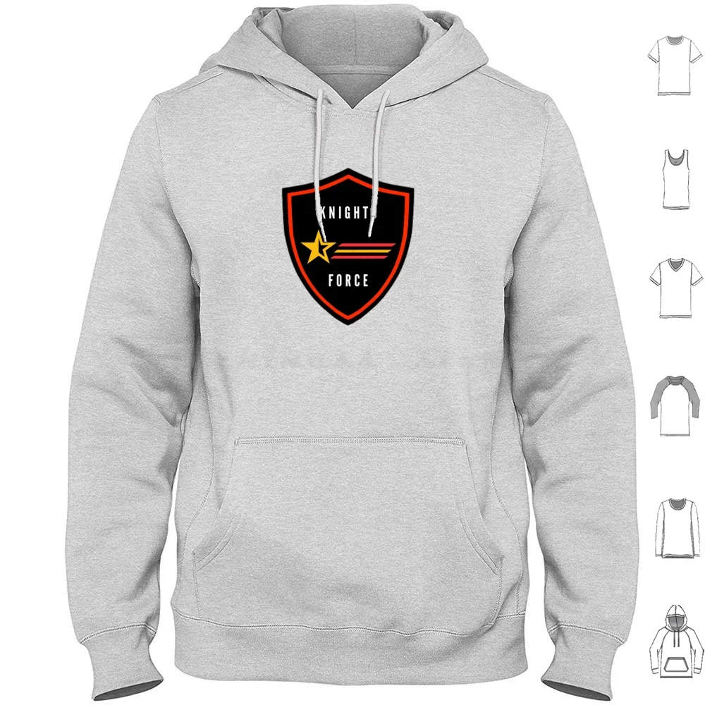 Knights Force Hoodie Cotton Long Sleeve Force Motivation Courage Fitness Love Sport Power Jedi Training Musculation