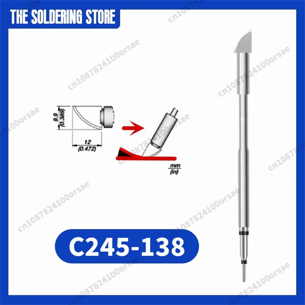 C245 138 Cartridge for JBC SUGON AIFEN A9/A9pro T245 Soldering Handle, жало C245 Tip Replacement Accessory Tool