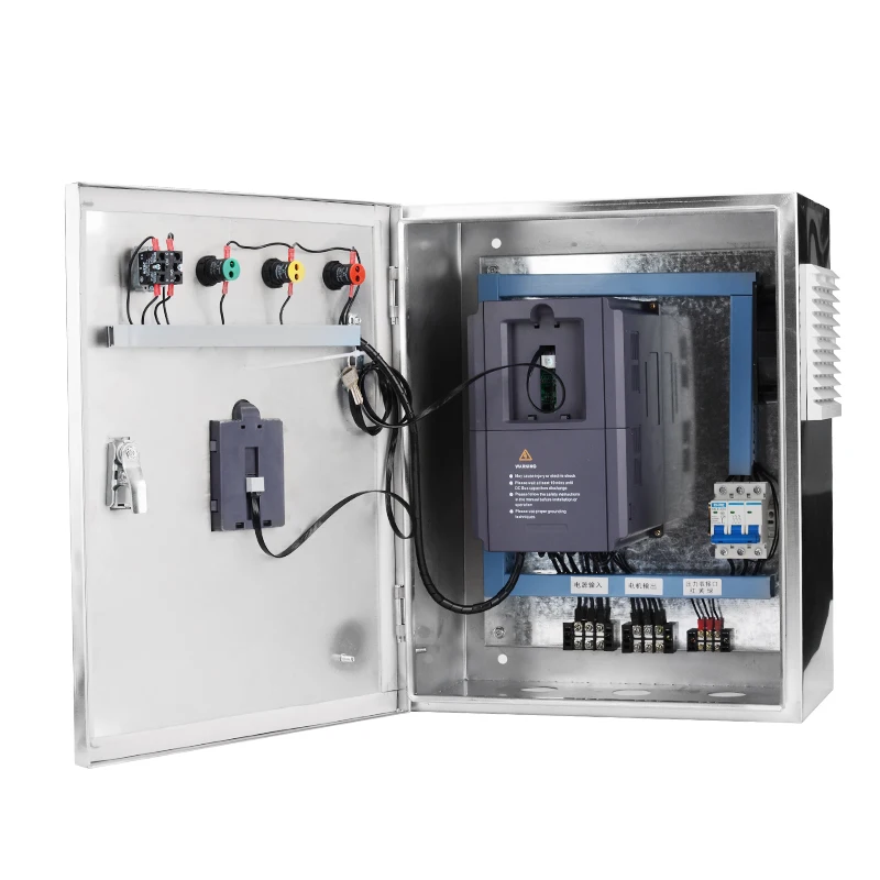 

4/5.5/7.5/11/15KW fan speed regulation water pump constant pressure water supply frequency converter control cabinet