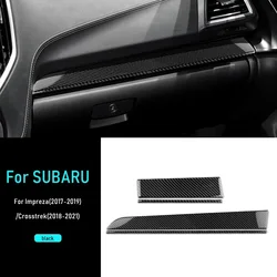 Real Soft Carbon Fiber Sticker For Subaru Crosstrek 2018-2023 Impreza 2017 2018 2019 2020 2021 2022 2023 LHD RHD Car Co-pilot