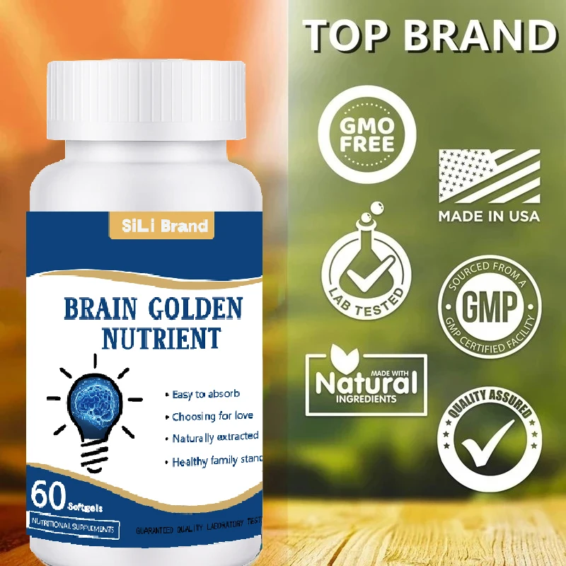 Brain Supplement - Nootropic Brain Booster for Focus, Clarity, Improved Memory & Mood -Support for Concentration & Brain Fog