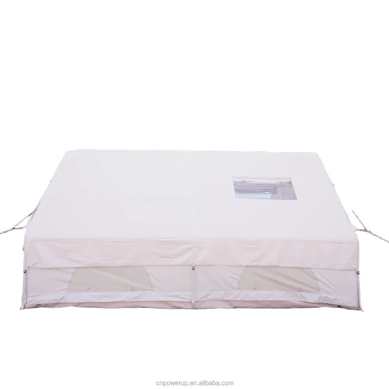 

XMSJ Large 2-Bedroom Luxury Inflatable Camping Tent, Oxford Fabric, Waterproof & Fire Retardant