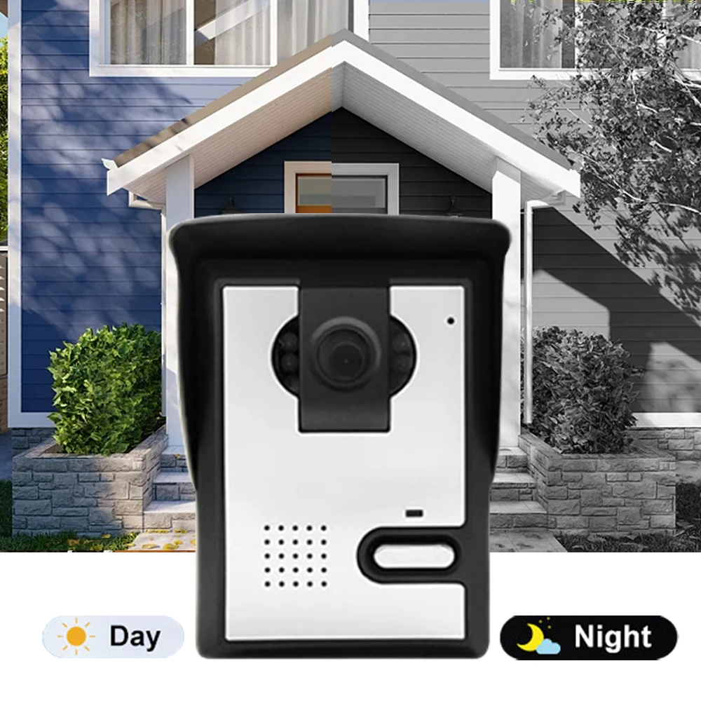 ออดพร้อมกล้องสําหรับประตู/บ้าน, วิดีโออินเตอร์คอม 4 สายพร้อม Night Vision, ระบบอินเตอร์คอมประตูเสียง 2 ทิศทาง, วงแหวนอินเตอร์คอม