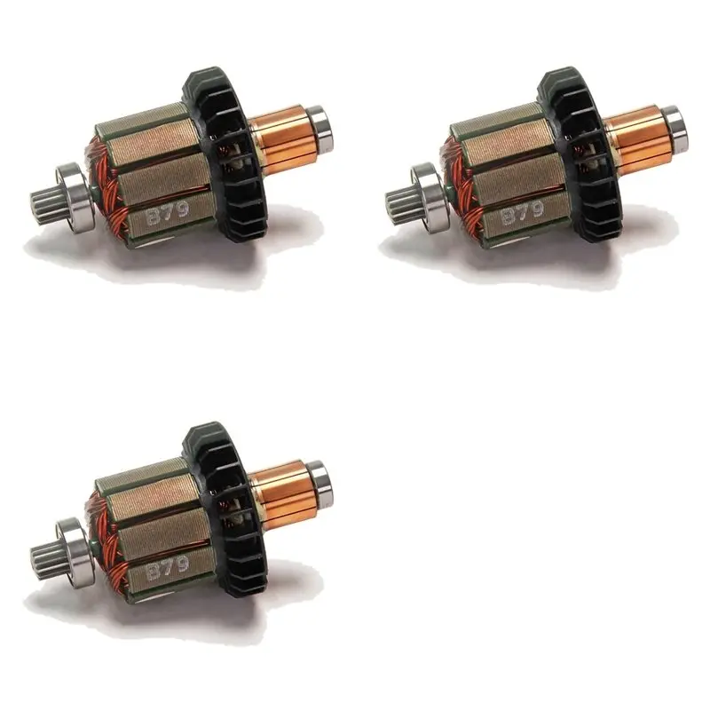 

【PRICE REDUCT】3X 619380-9 Armature For DDF482 DHP482 DHP482RAE DHP482Z DDF482RME DHP482RME DDF482RFE DDF482Z Drill Screw