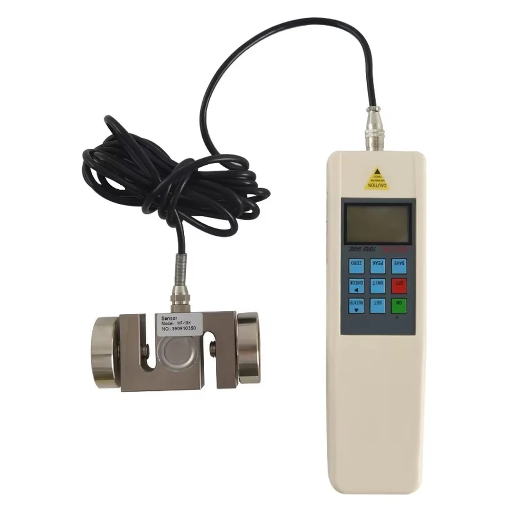 5KN Digital Force Gauge Dynamometer Tester with S-Type Load Cell High Precision Push Pull Measuring Tool