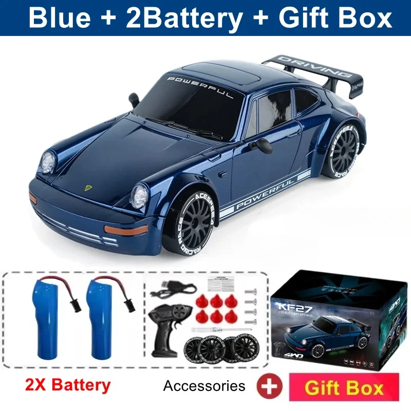 4WD RC Drift Car RTR GTRPRO AE86PRO 4x4 Remote Control Racing Truck with Lights Sound Toys for Kids Adults Christmas Gift