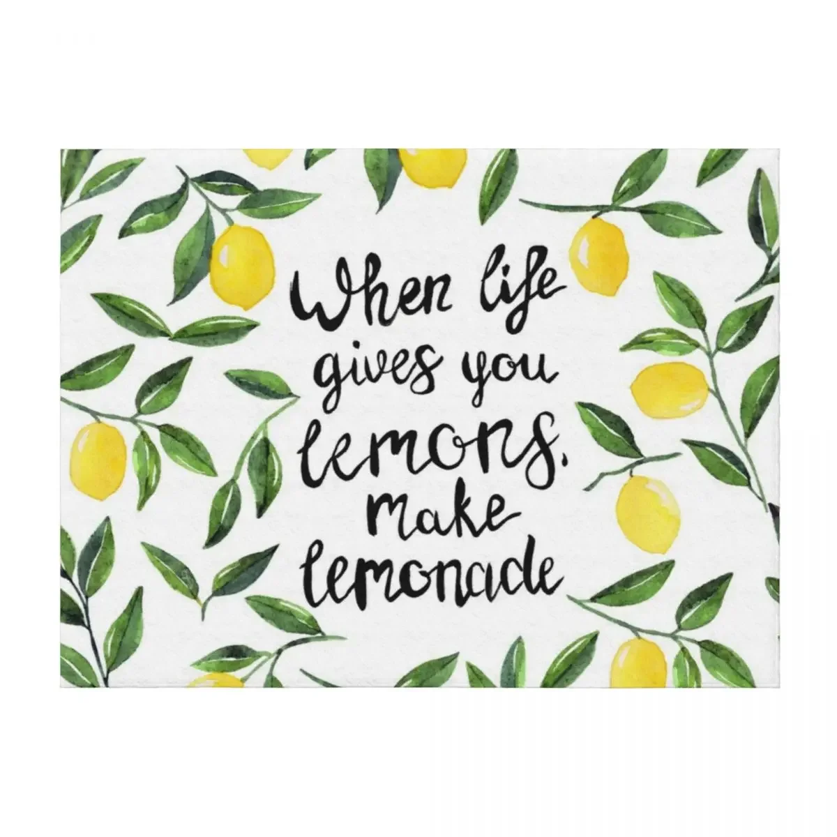 

When life gives you lemons, make lemonade! Throw Blanket Soft Plaid christmas gifts Blankets Sofas Of Decoration Thins Blankets