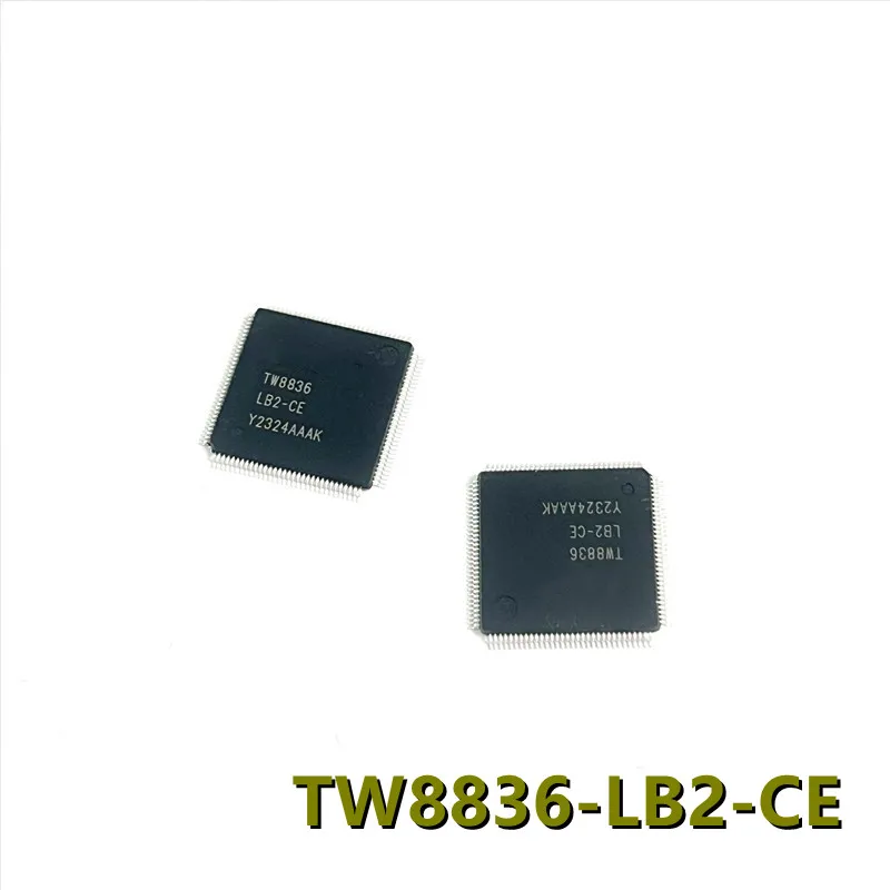TW8836-LB2-CE (2-10pieces) LCD Video Processor IC with NTSC/PAL/SECAM Decoder 128-LQFP AEC-Q100 SMD Original In Stock