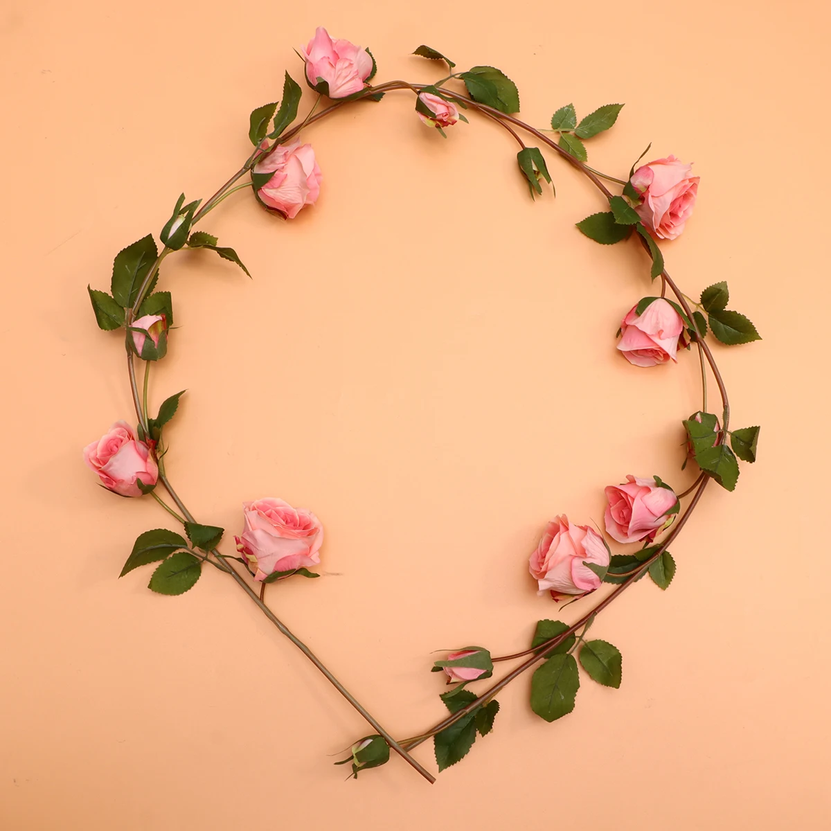

Artificial Rose Vine Plants Simulation Flowers Decor Indoor Hanging Home Office Party Wedding Photos Soft Vines DIY