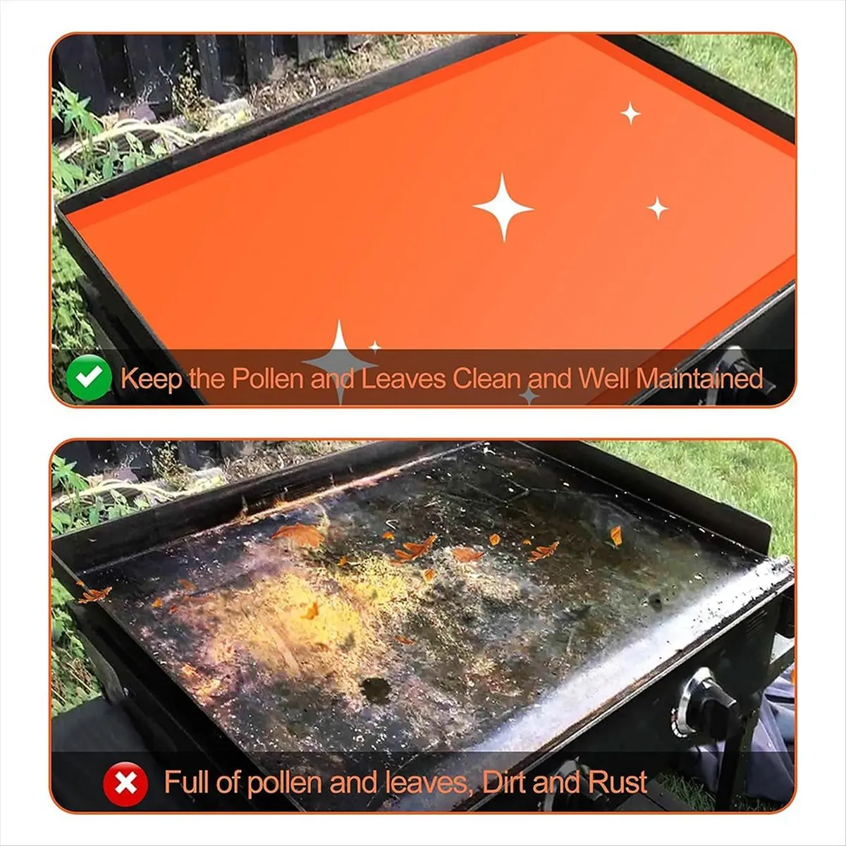 AA77 NEW 17Inch Silicone Griddle Mat for 17 Inch Griddle, Heavy Duty Food Grade Silicone Griddle Cover
