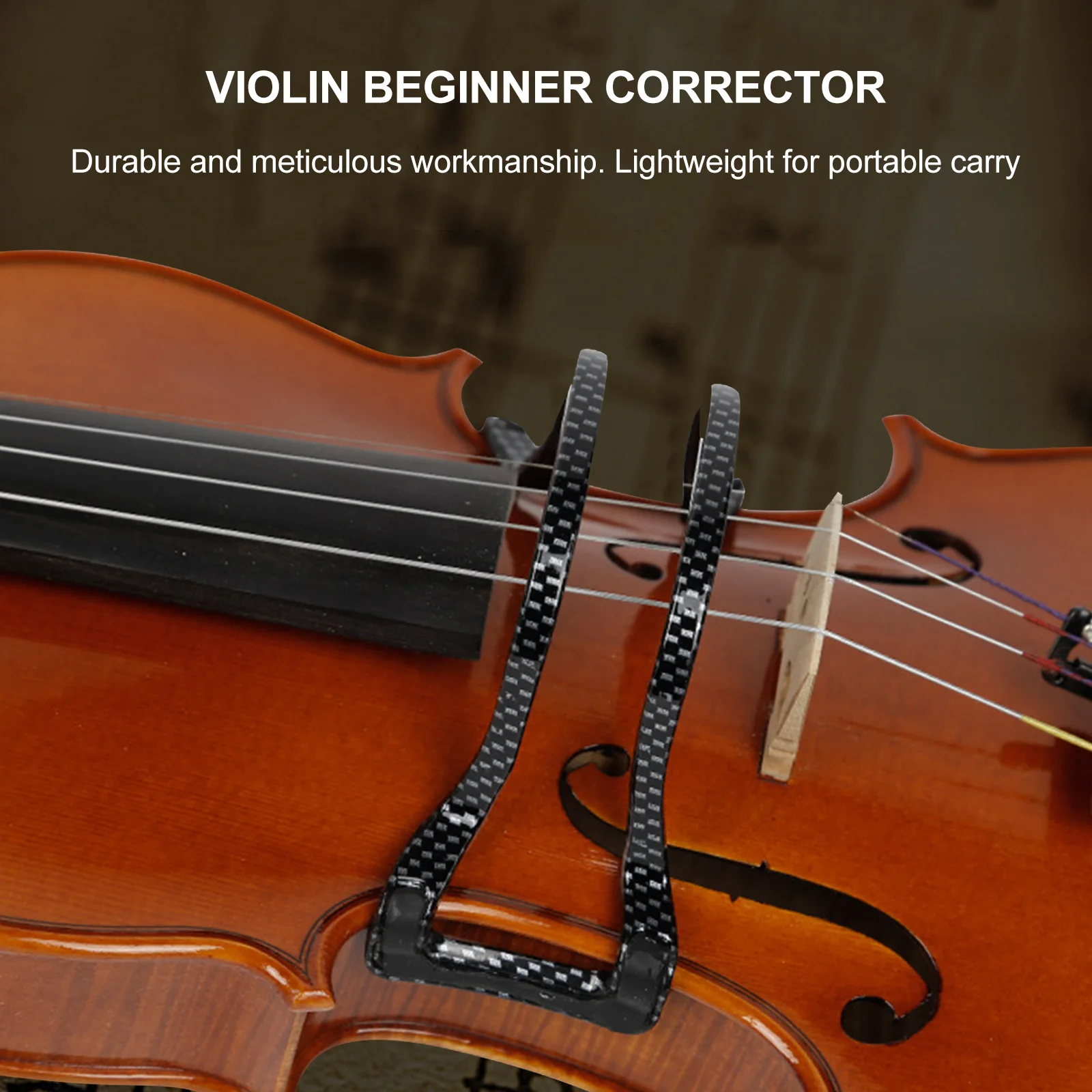 

Violin Bow Straightener Adjustable Training Tool For Beginners Posture Corrector Lightweight Practice Aid Violin Accessory