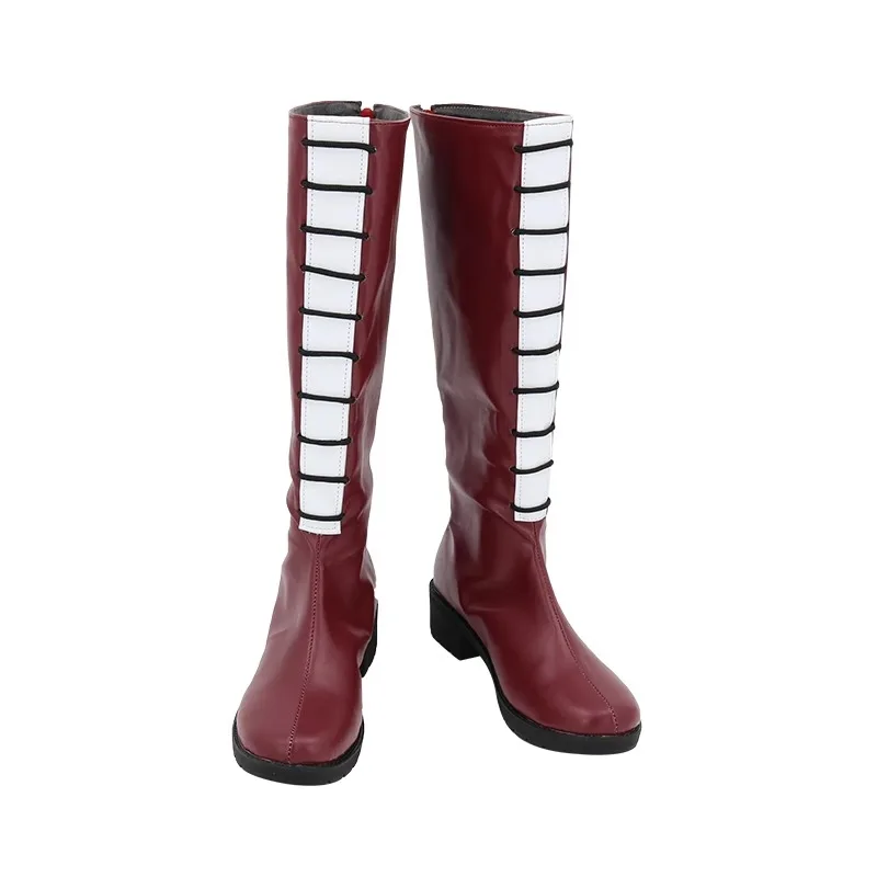 Hunter × Hunter Alluka Zoldyck Costume Cosplay Scarpe Stivali fatti a mano in ecopelle