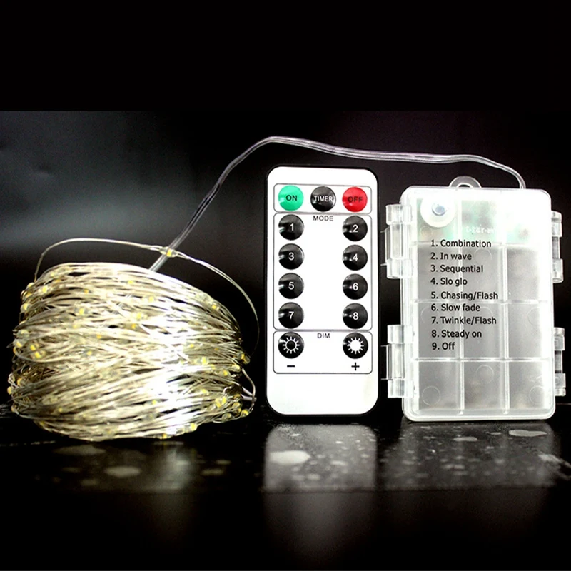 LED String Light Warm White Outdoor Waterproof For Christmas Wedding Party Decoration