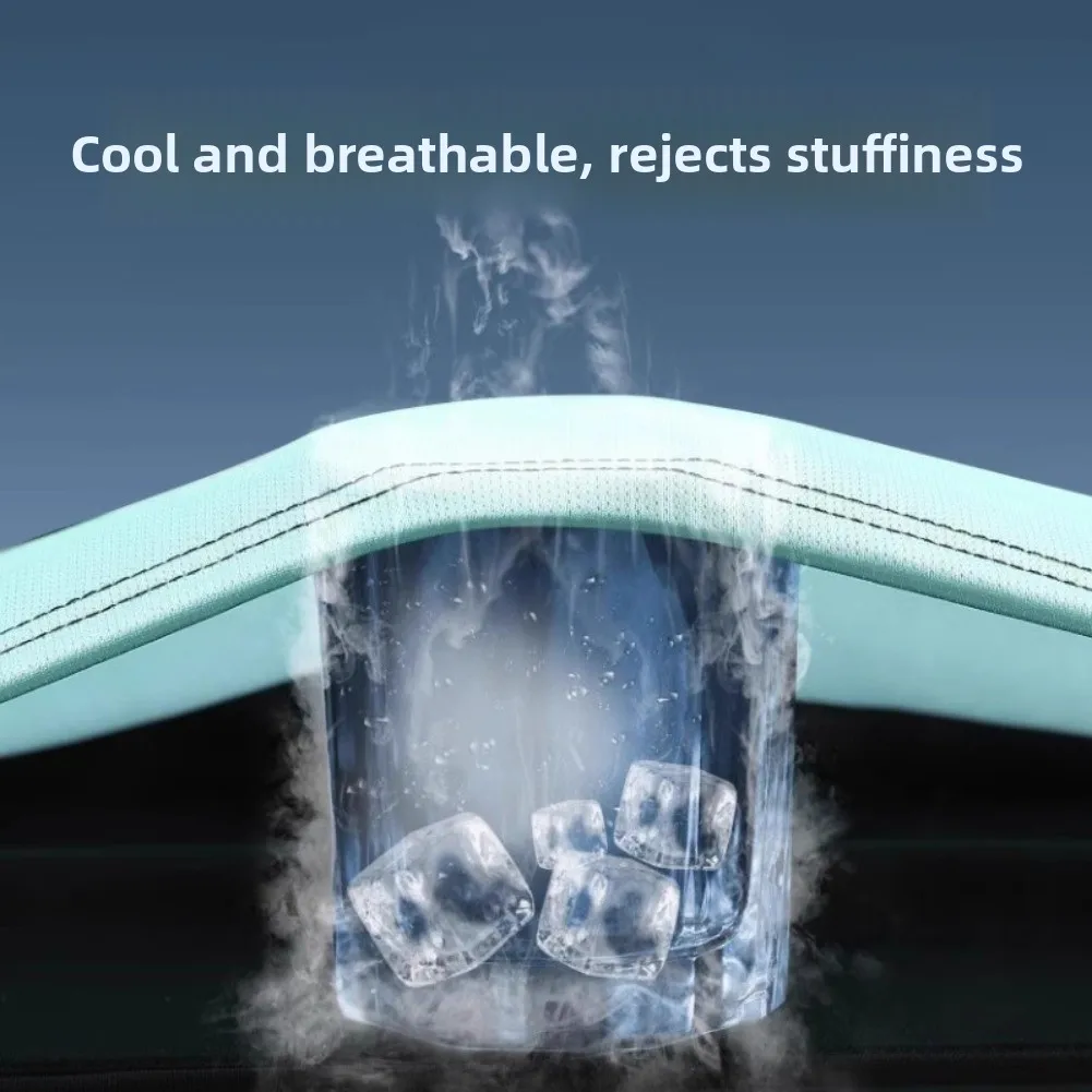 2025 Men's And New Summer Solid Round Neck Ice Silk Short Sleeve Breathable Shorts Set Sunscreen Sportswear Moisture Absorption