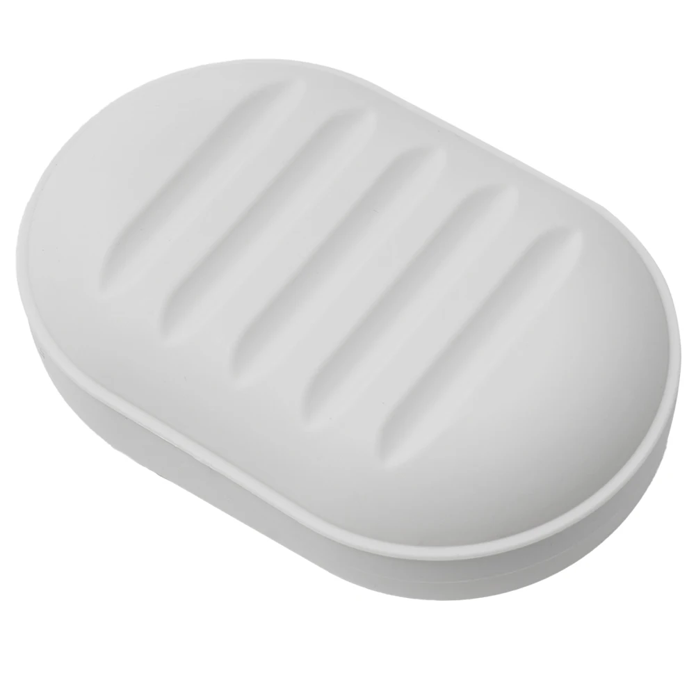 Plastic Bathroom Shower Soap Box With Lids Travel Portable Small Soap Tray Dish Storage Holder Plate Home Soap Container