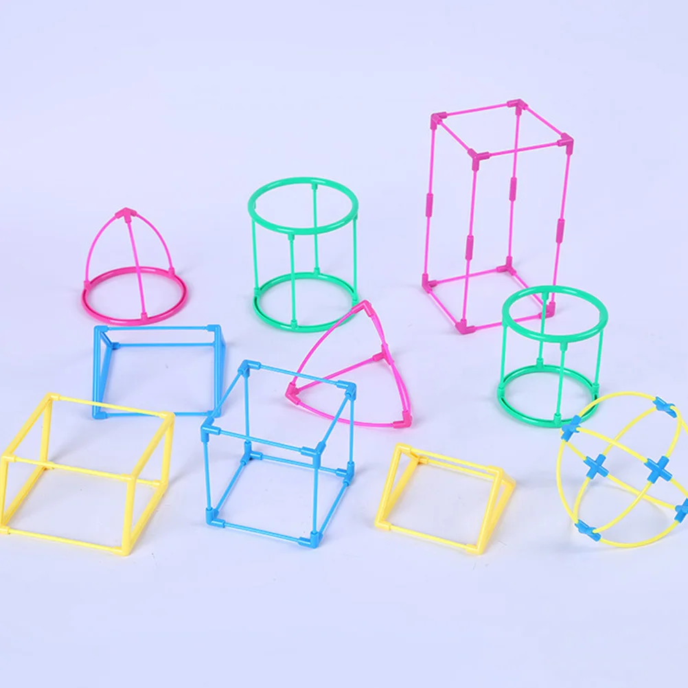 1Set Mathematics Geometry Graph Frame Creative Educational Learning Set for Kids Early Development Logical Thinking Cognitive