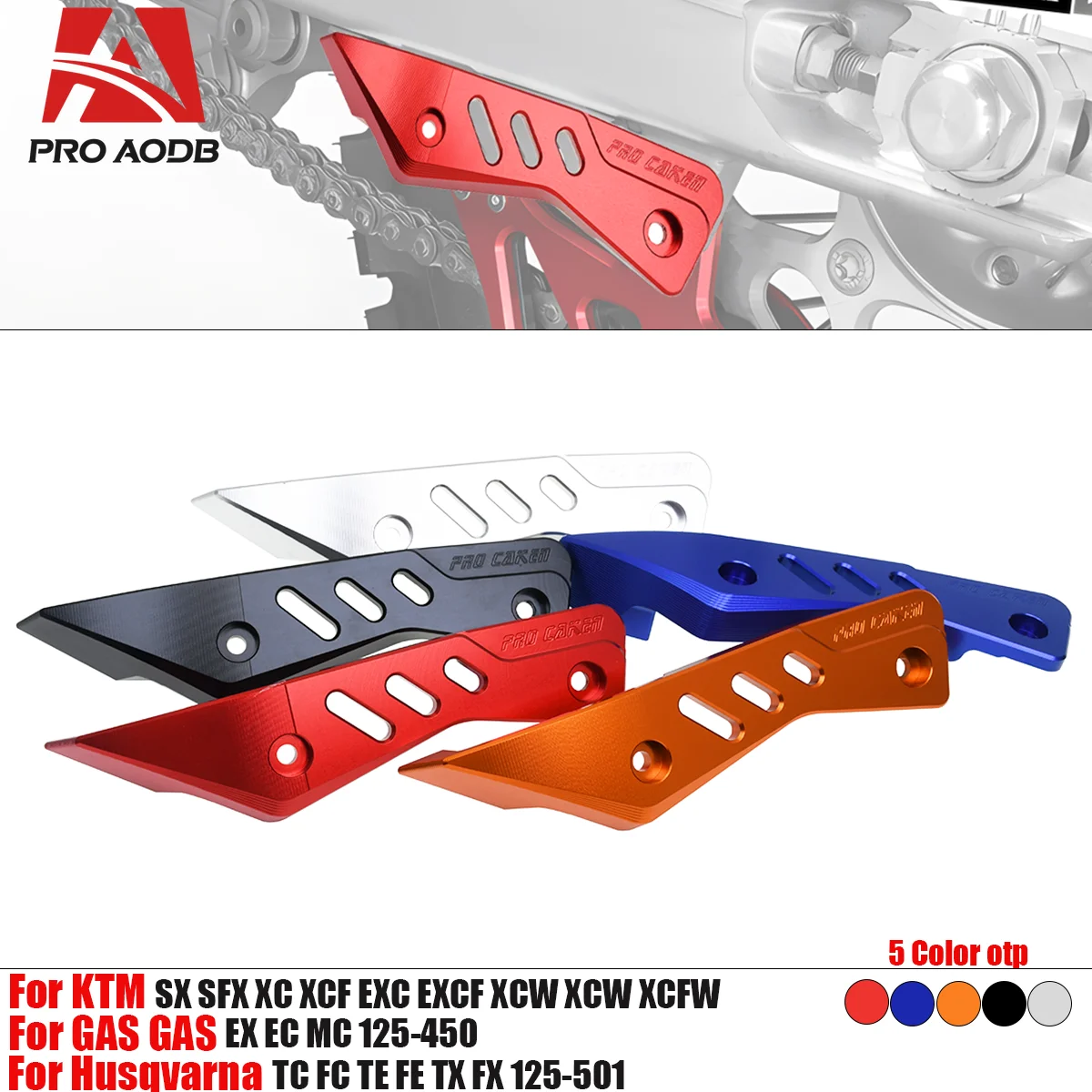 

Durable Motocross CNC Chain Guide anti-collision protection For KTM XC XCF SX SX-F EXC EXC-F For Husqvarna TC FC TE FE TX FX