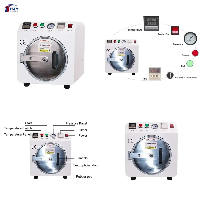 TBK Auto Bubble Remove Defoaming Machine for LCD Screen Mobile Phone Flat Edge Bubble