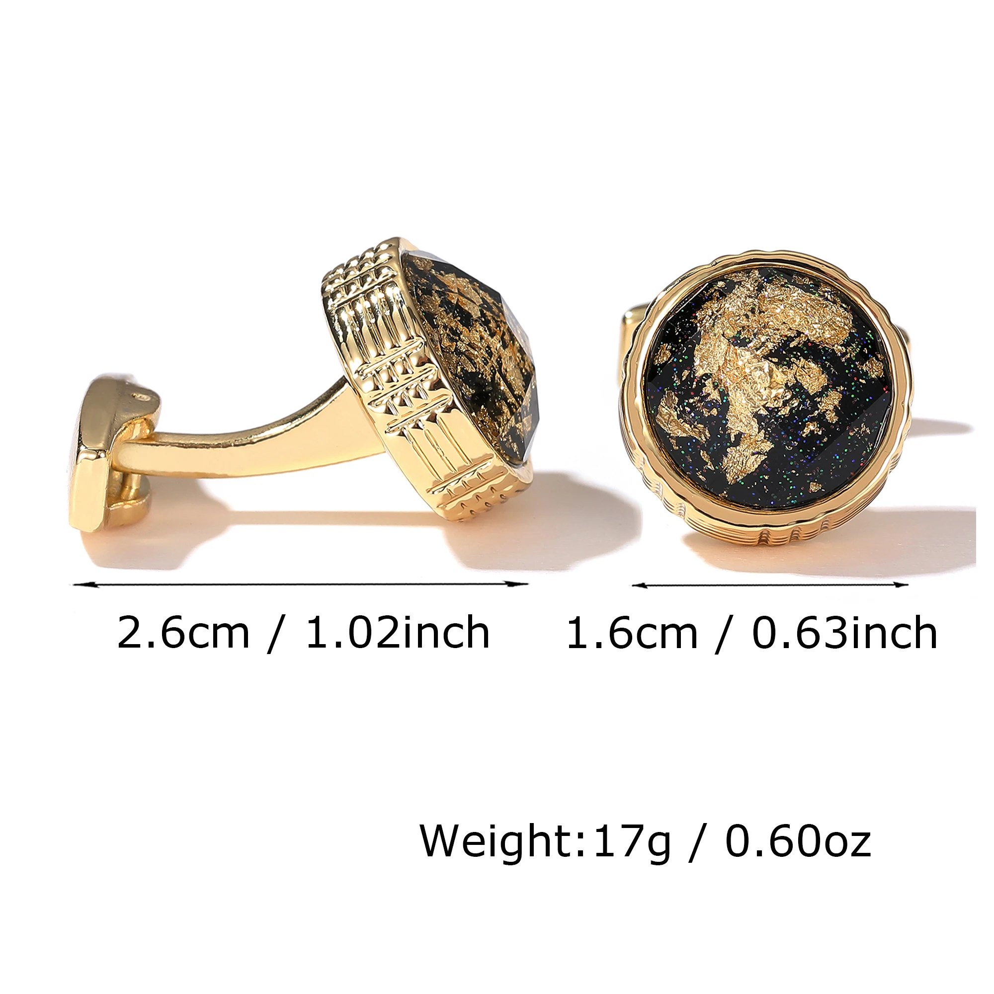 TOMYE-gemelos de Color dorado para hombre, esmoquin redondo personalizado, camisa Formal, botón, regalos de boda, joyería, XK22S014