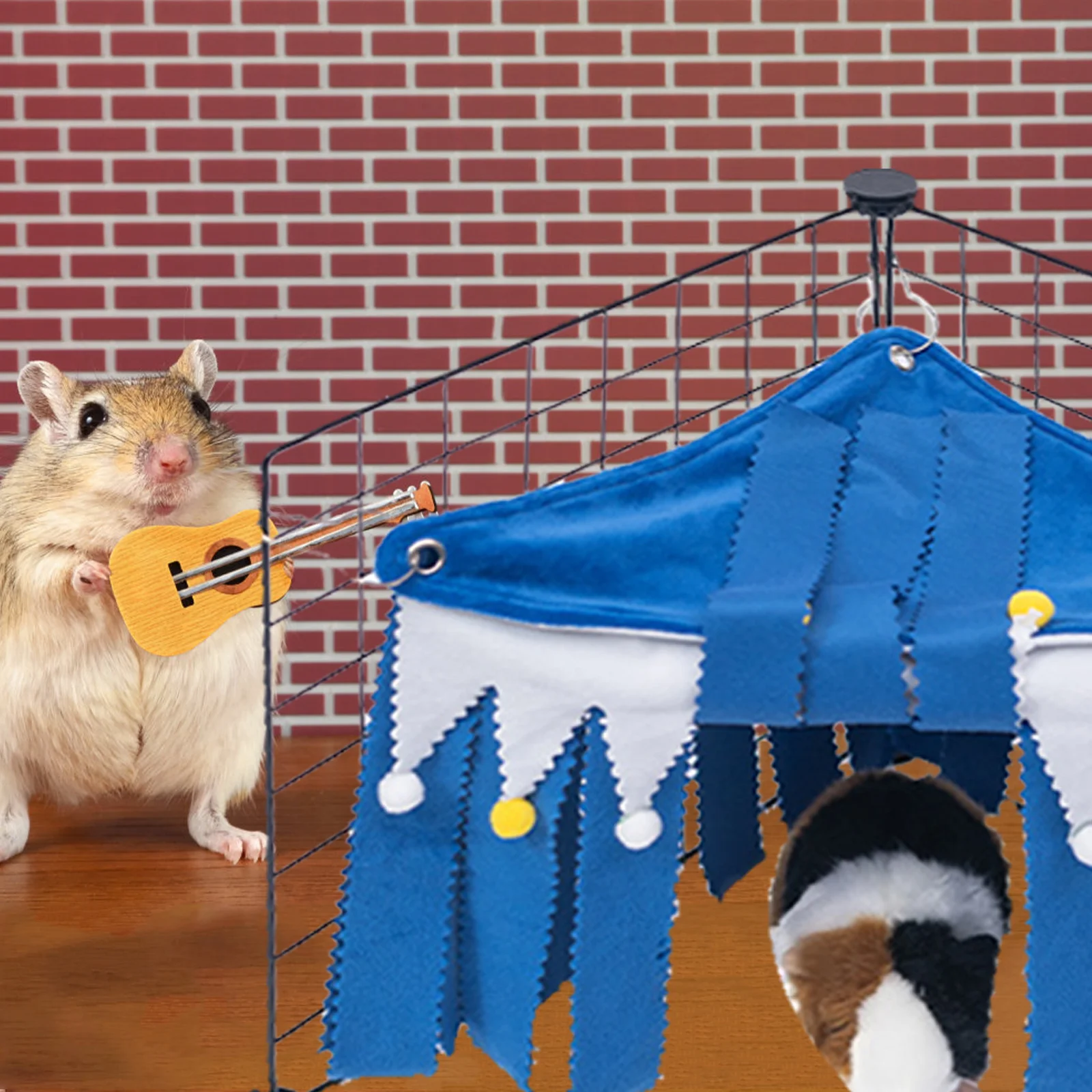 

Small Animal Hideout Corner Hideaway Guinea Pig Ferret Hammock Sleeping Tent Warm Concealed Shelter for Hamster Hedgehog