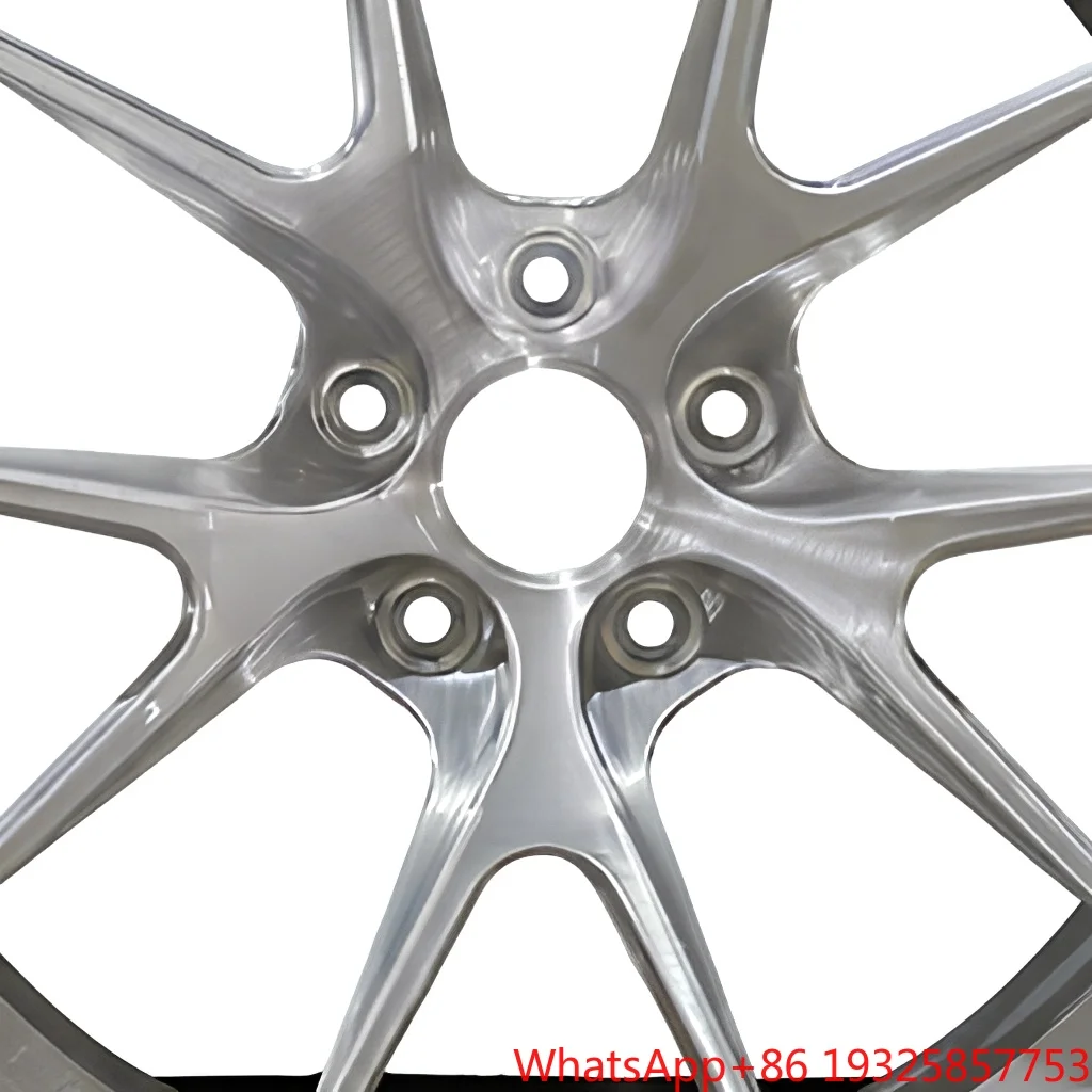 Glossy Brushed Silver 18 19 20 21 Inches Deep Dish Lightweight Sporty Racing 5 Spokes Y Shaped 5X120 5x112 for E39 M3