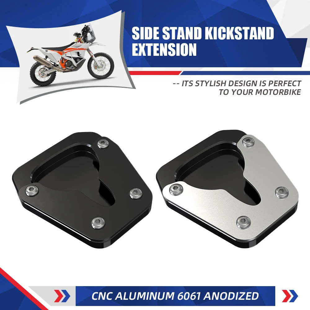 FOR KOVE 450 Rally 2022-2023-2024 CNC Motorcycle Accessories Extension Foot Pad  Kickstand Extender Foot Side Stand 450Rally