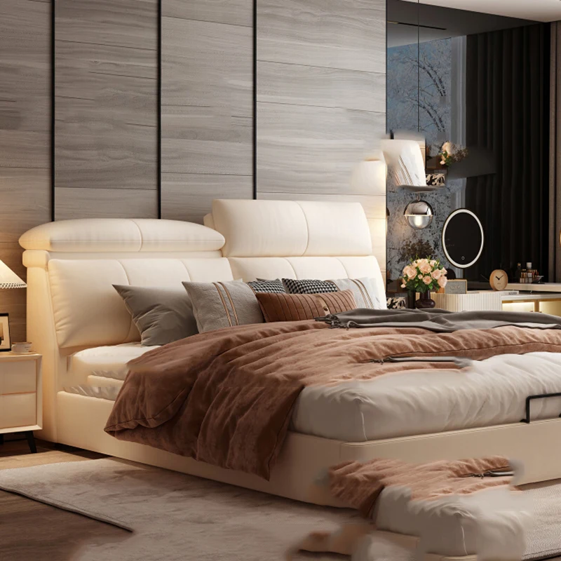 

Inflatable Human Dog Massage Bed Massage Capsule Round Storage Floor Castle Bed Japanese Camping Camas De Casal Home Furniture