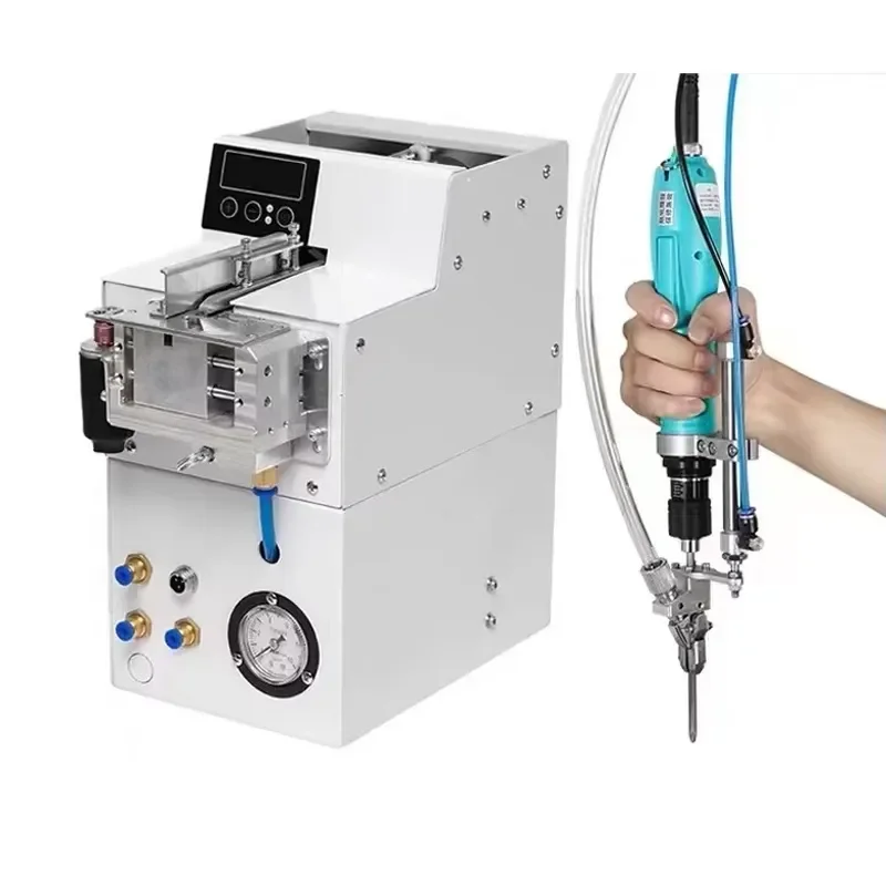 Portable Handheld Electric Screwdriver with Automatic Screw Feeder Portable air Blowing Type Push-pull Type