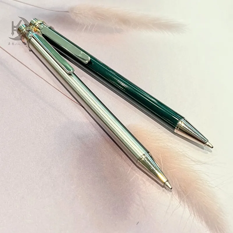 1 Stück 058 High-End-Kugelschreiber für Schulbüro, 2 Farben, glatter Executive-Stift, perfekt für Schüler, Lehrer, schöne Geschenke – Detail 5