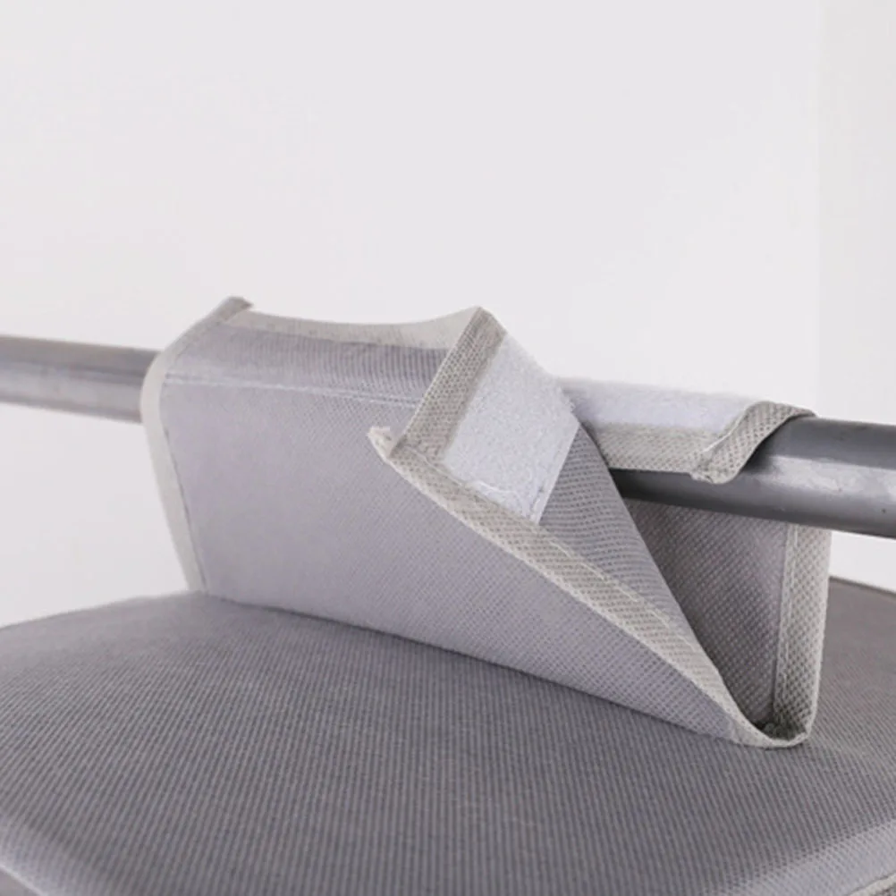 

4 Layers Hanging Bag Non-Woven Fabric Foldable Storage Organizer 30x30x84cm Grey Perfect for Home Bedroom Bathroom