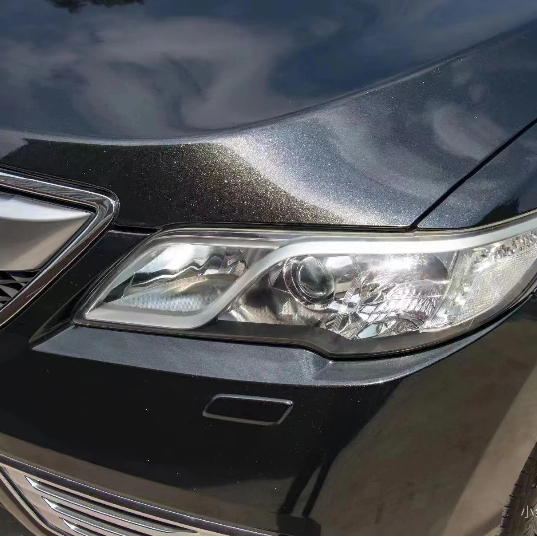 

PET Backing Glossy Metallic Black Vehicle Wrap Vinyl