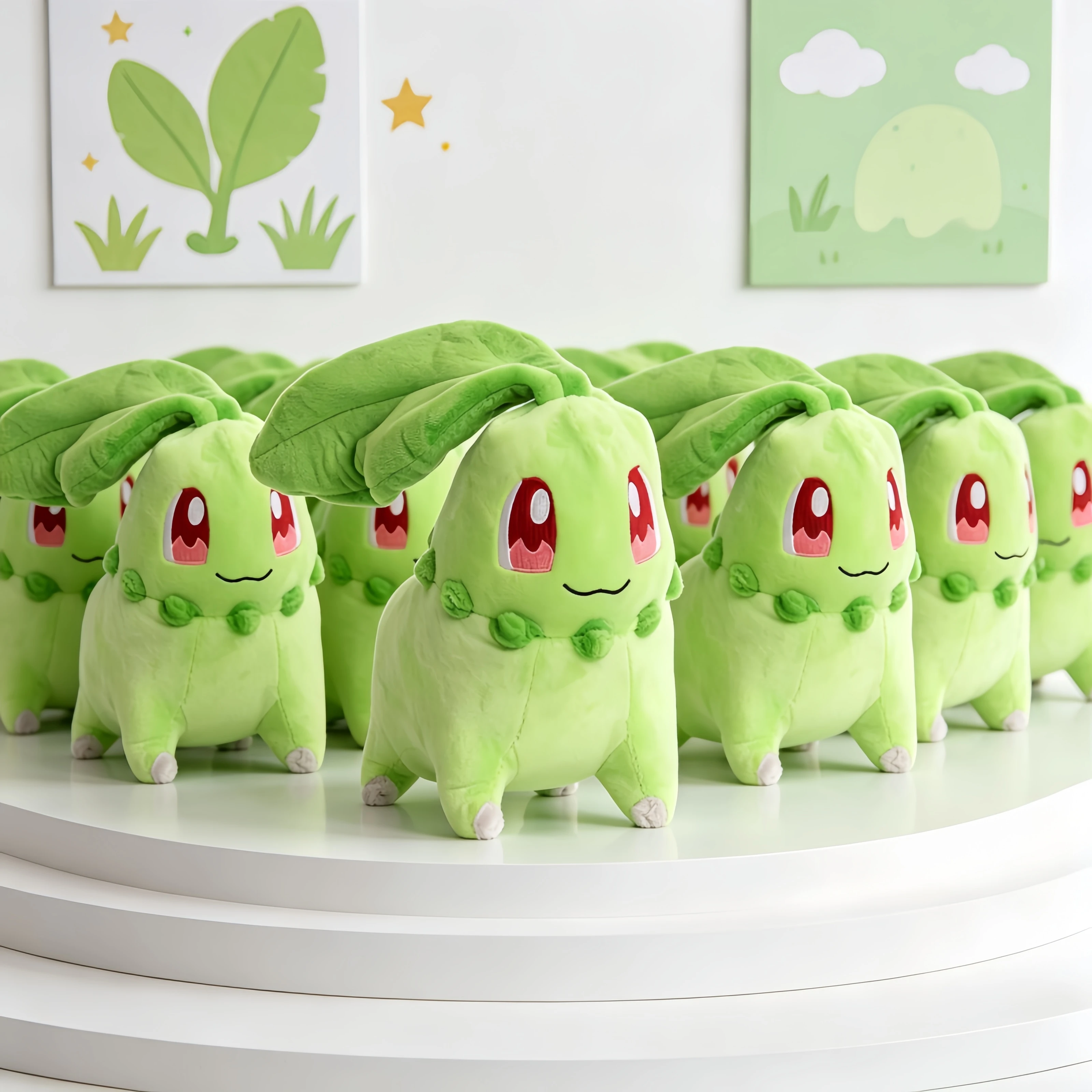 Chikorita Plush Toys Cartoon Plush Doll Peluche Squirtle Bulbasaur Charmander Mimikyu Stuffed Kawaii Pillow Room Decor Gift