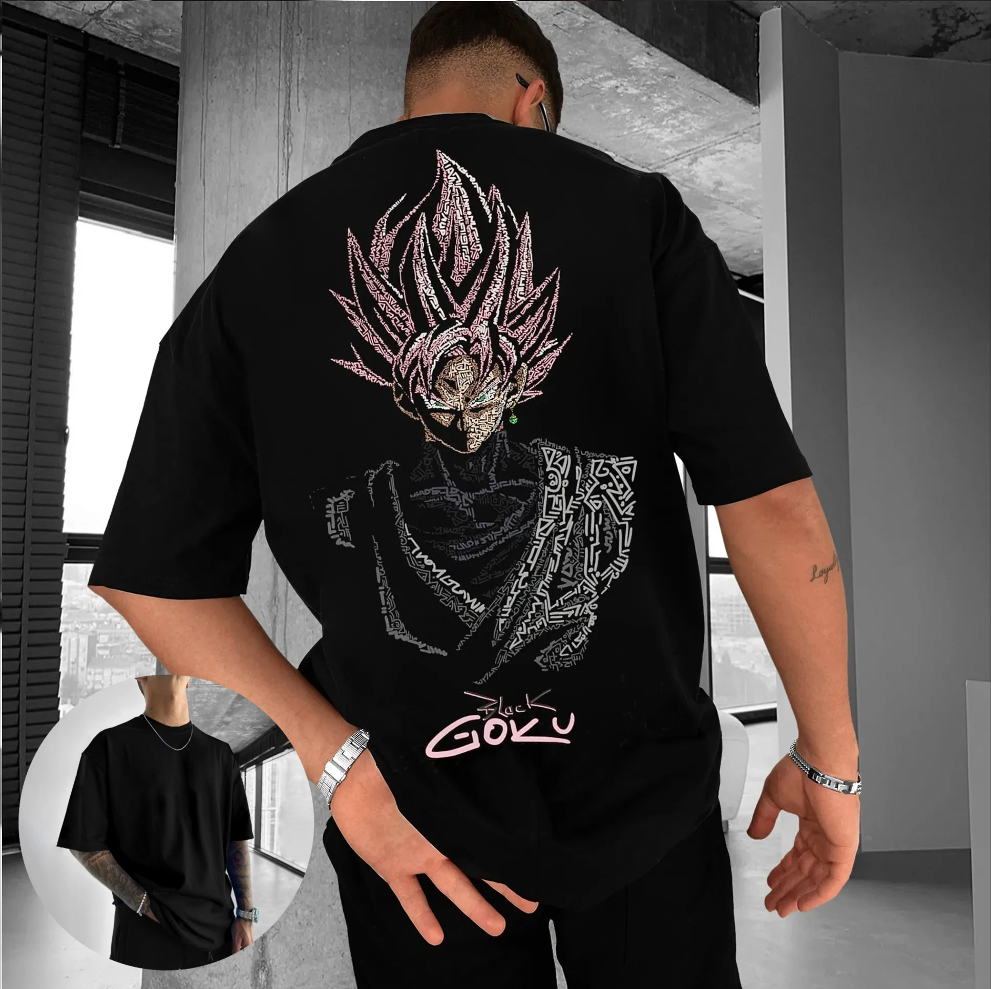 

Son Goku Dragon Ball 2025 Harajuku летняя футболка аниме мужская негабаритная винтажная уличная женская повседневная свободная футболка с коротким рукавом унисекс