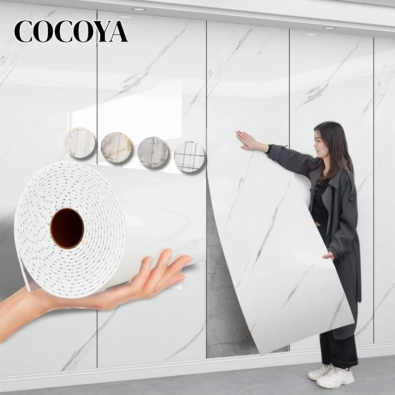 

Самоклеящиеся обои под мрамор, наклейки на стену, декор для кухни и ванной, утолщенная контактная бумага