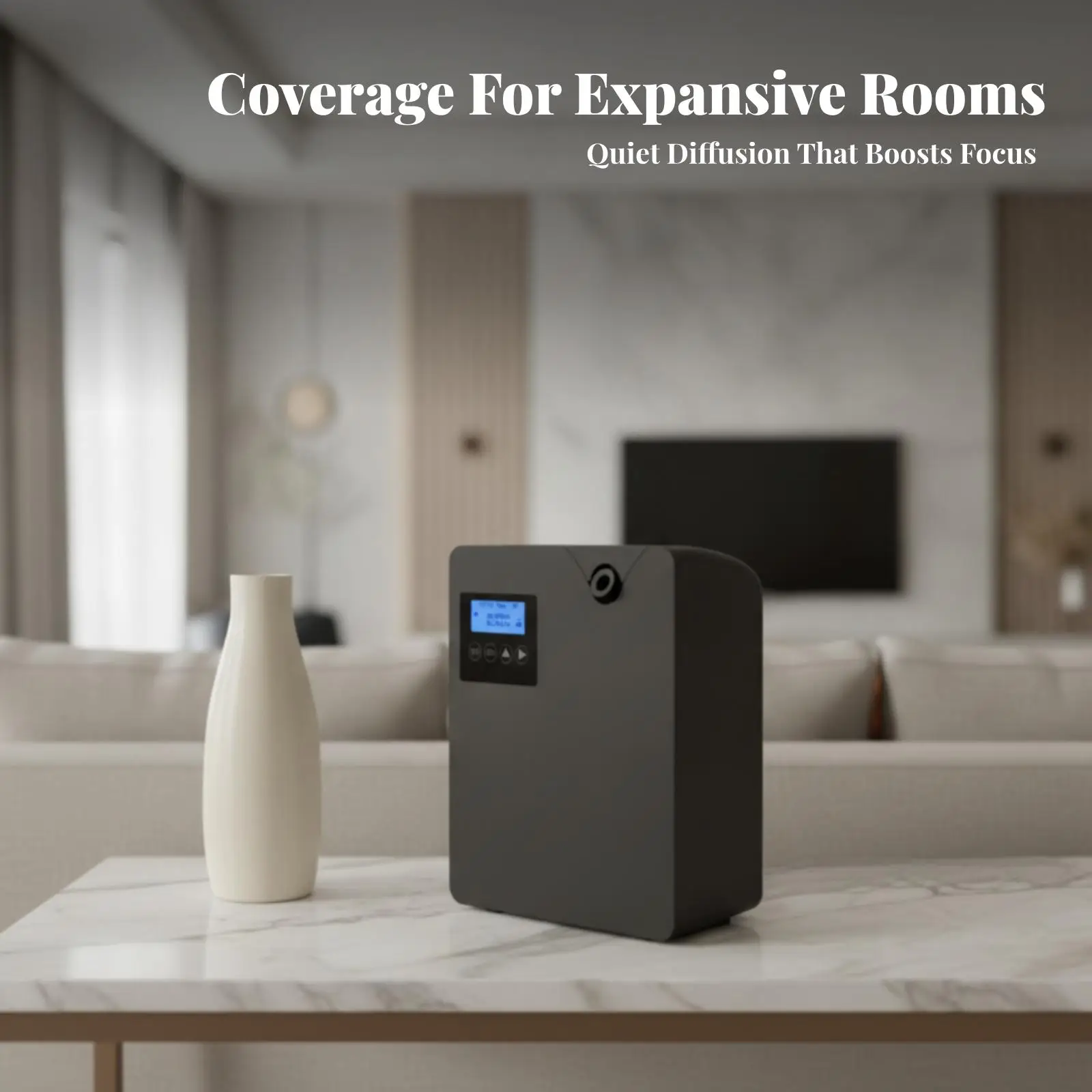 Compact Aroma Diffuser Machine with Modern Matte Finish for Essential Oil Scent Room Humidifier Aroma Lamp for Home Fragrance