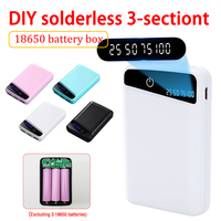 3*18650 Battery Holder 3-USB Power Bank Battery Box Mobile Phone Charge Storage Box DIY Shell Case Charger for Smart Phones