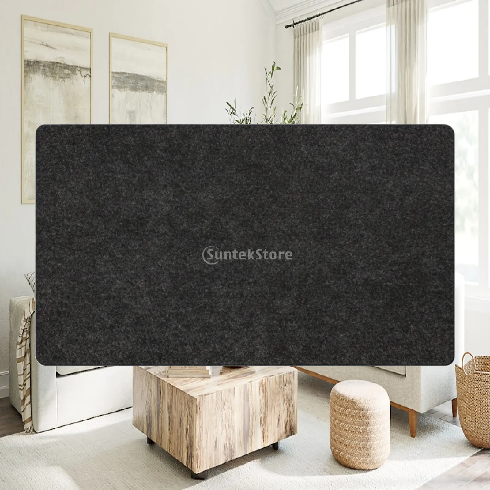 Large Oil Absorbent Floor Mat for Garage Workshop Car UTV Go Kart Reusable Polyester Felt Pad with Waterproof Backing