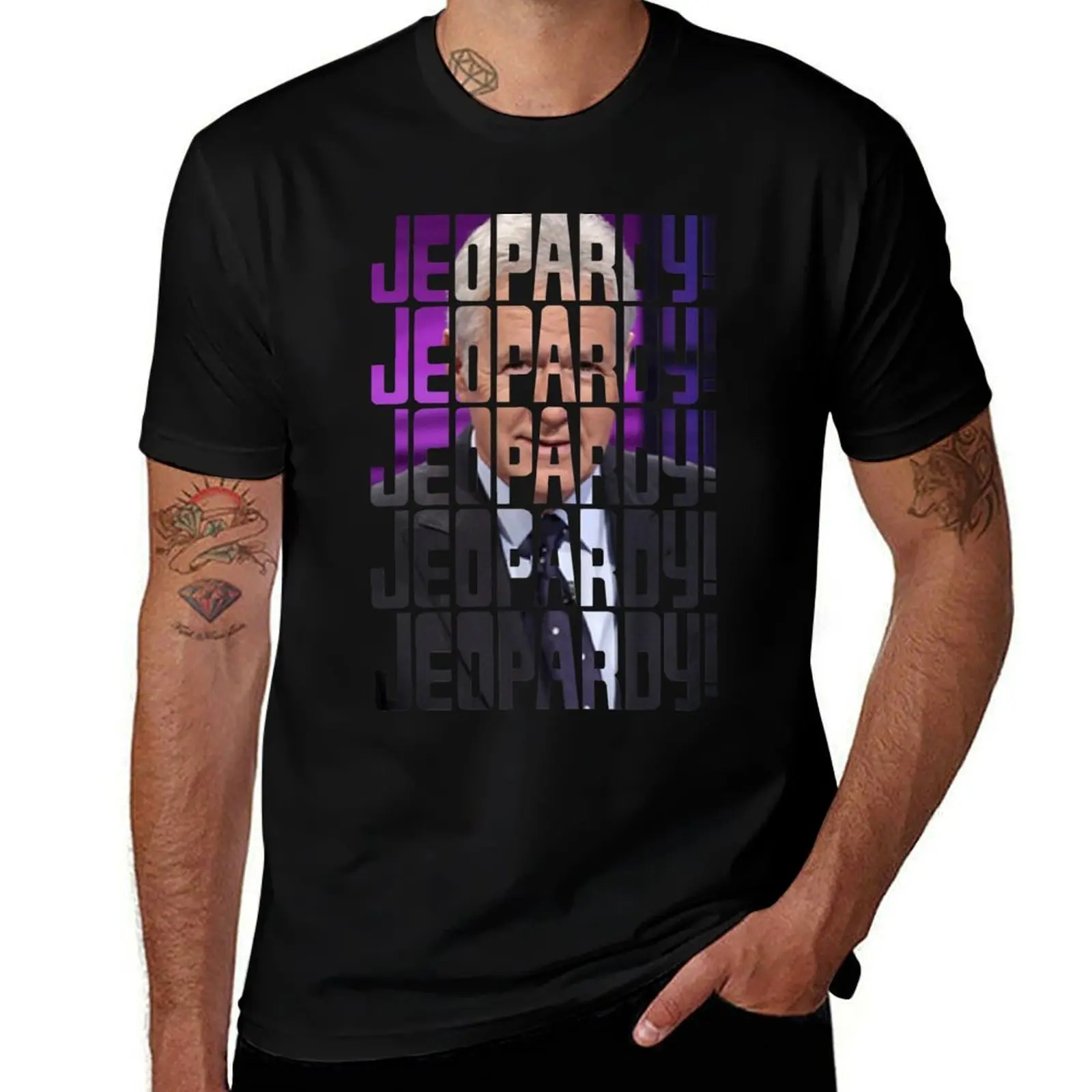 alex trebek T-Shirt Comfortable Basic Crew Neck Tee T-Shirt