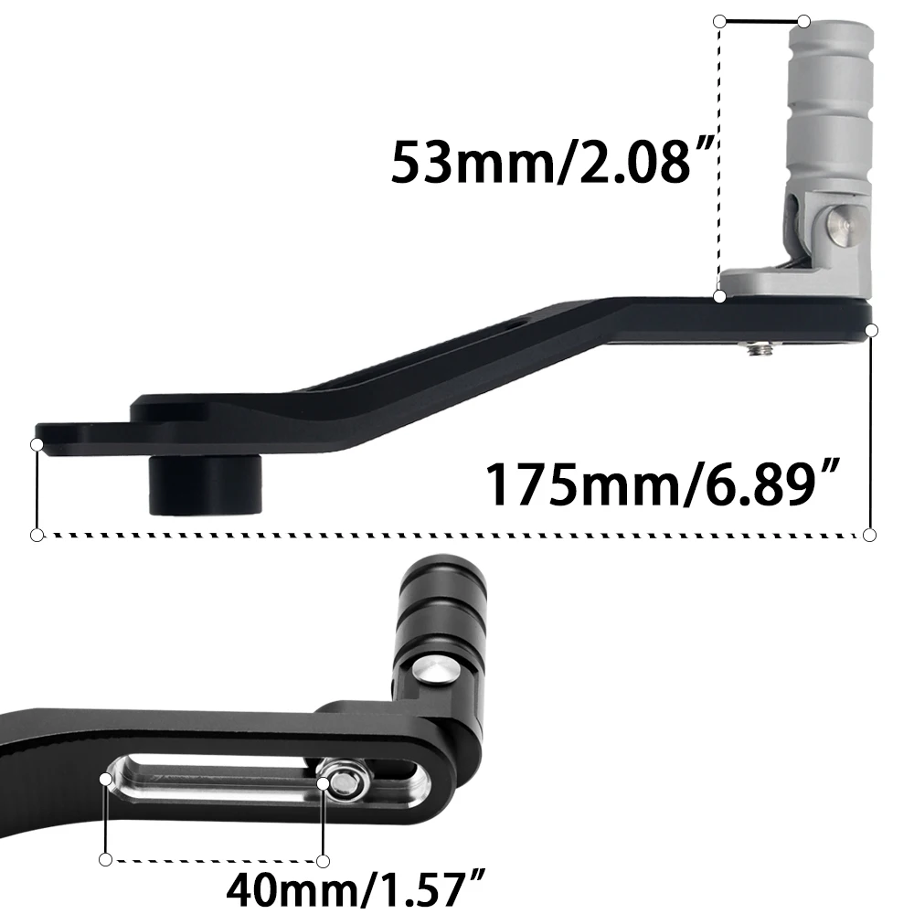 Motocicleta ajustável dobrável engrenagem Shifter, alavanca de pedal Shift, apto para Ducati Multistrada 1200 Enduro, 2011-2016, 2017, 2018