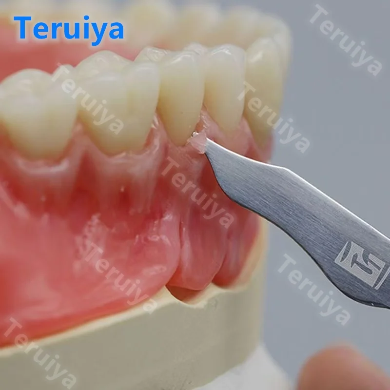 High-Quality Dental Lab Tool Kit - 3-in-1 Porcelain Cutback Knife Plaster Trimmer Wax Carving Knife for Dental Prosthetics
