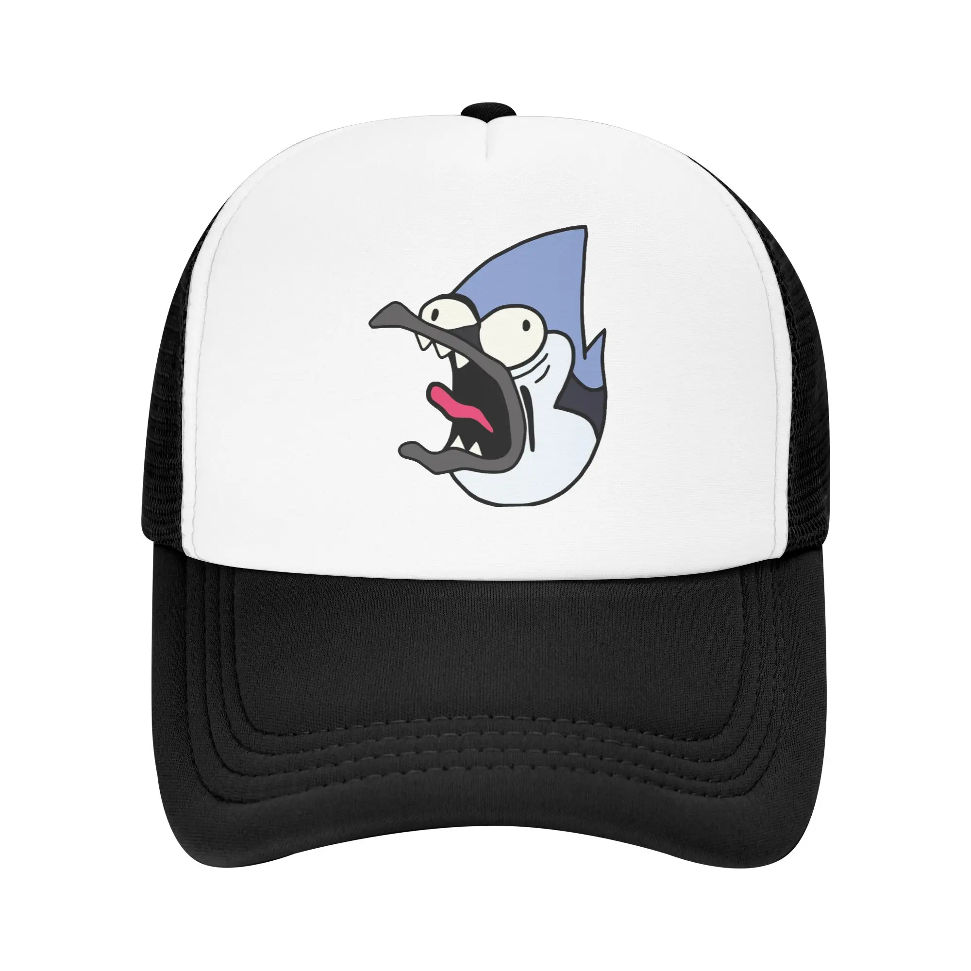 Summer Mesh Sun Hats Scared Mordecai Regulars Shows Summer Baseball Cap y2k Cool Trucker Hat  Women Men Adjustable Snapback Cap