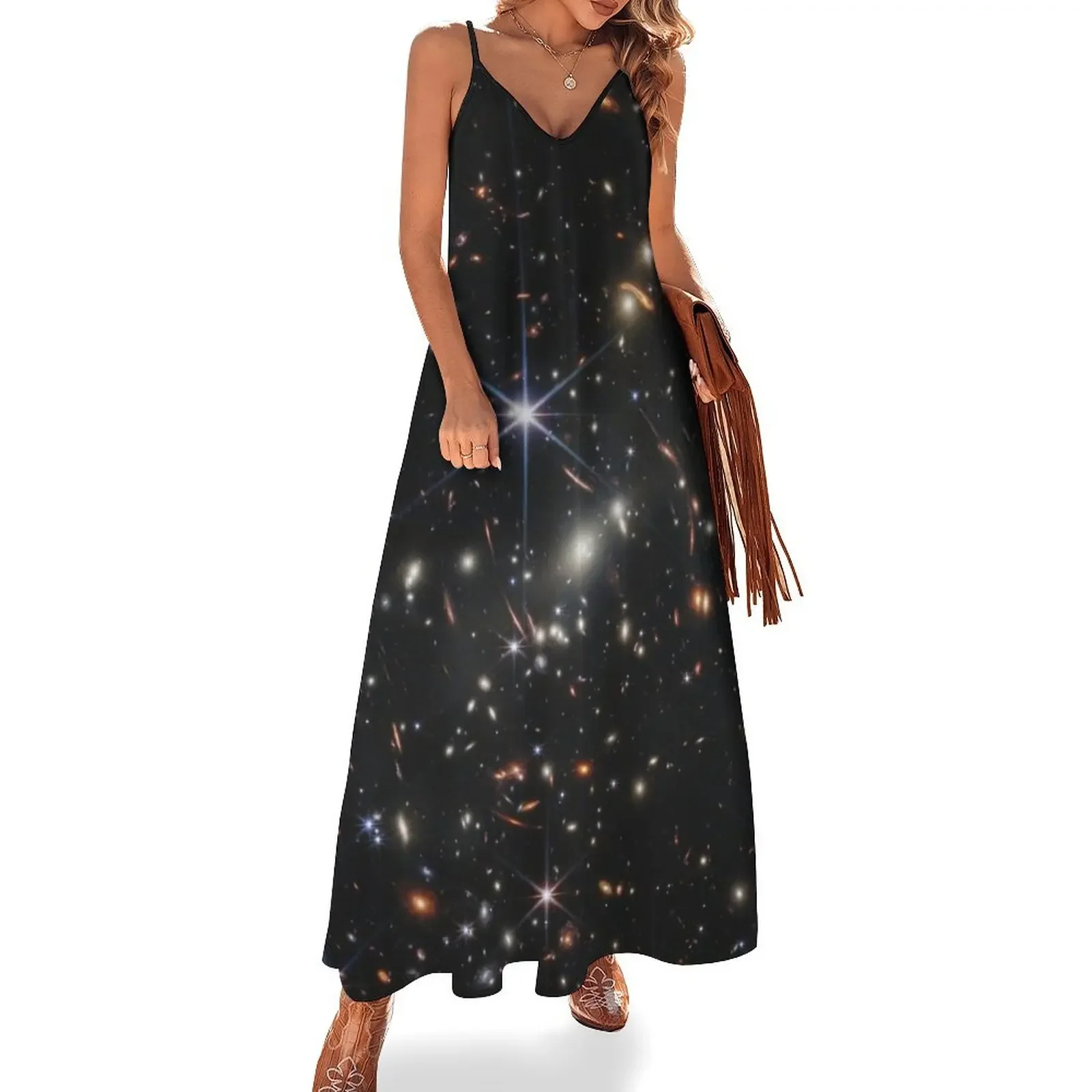 James Webb Space Telescope Deep Field Sleeveless Dress dress Casual dresses women's summer dress 2025