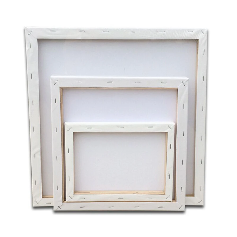 

18x24cm Square Stretched Canvases Wooden Artist Painting Canvas Blank Oil Canvas Panels High Quality Cotton Supplies