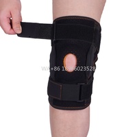 Integrated Angle Adjustable Open Compression Neoprene Sports Knee Brace Support Pad Sleeve Hinge Strap Patella With Knee S