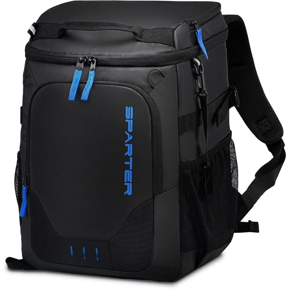 

Backpack cooler insulated leakproof 45 cans, 2 insulated compartment insulated bags, portable backpacks for men and women