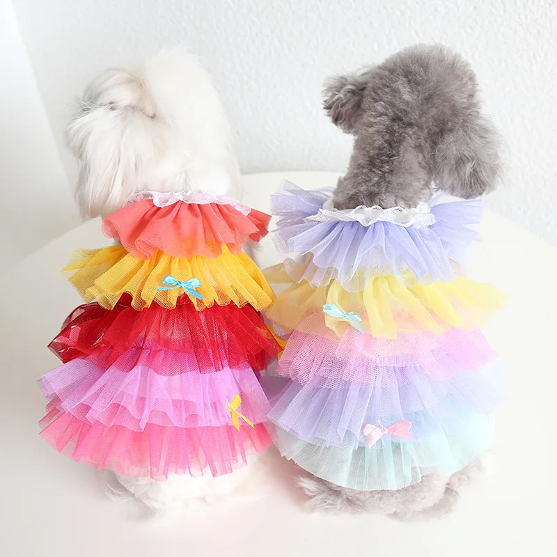 

Fashion Pet Dog Summer L Dresses Cute Lace Clothes For Dog Wedding Evening Dress Puppy Chihuahua Shih Tzu Fancy Tutu Dropship