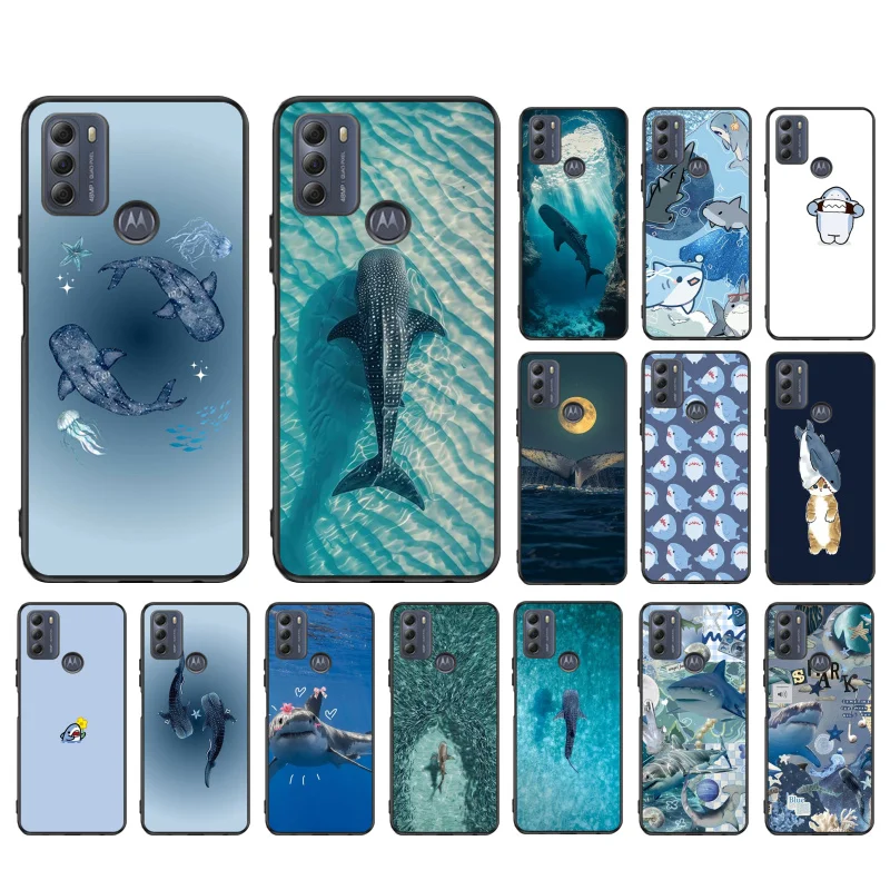 

Phone Case For Moto G86 G85 G75 G15 G05 G56 G72 G53 G54 G84 G60 G31 G32 G24 G 5G G Play Whale Shark