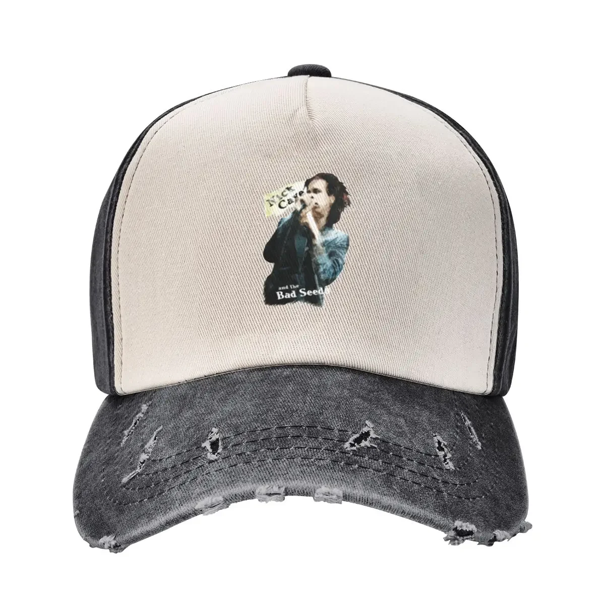 

Nick Cave and the Bad Baseball Cap Luxury Cap Streetwear Golf Wear Custom Cap For Man Women's