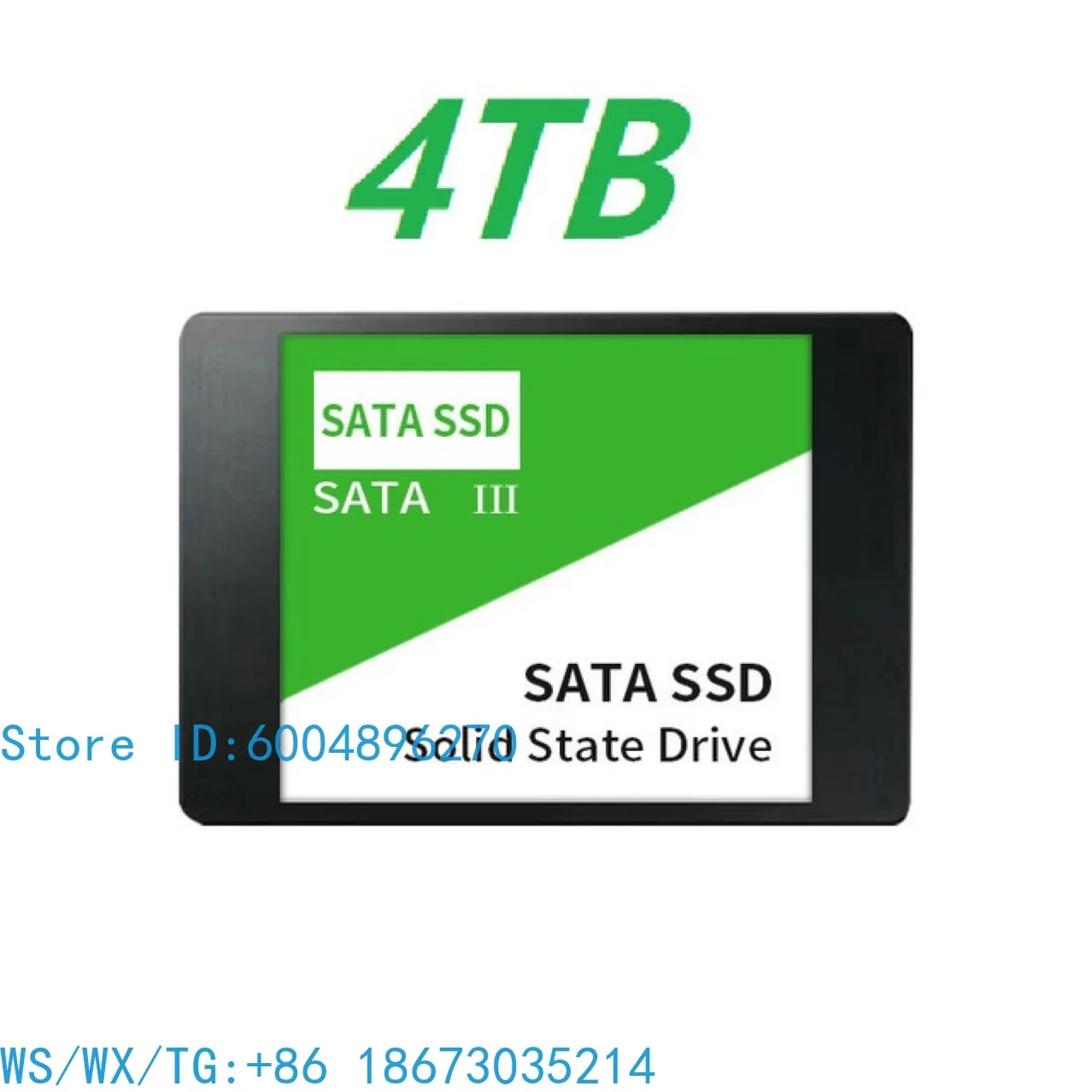 2.5-Inch SATA3 interface SSD 2TB desktop laptop, high-speed built-in solid state drive