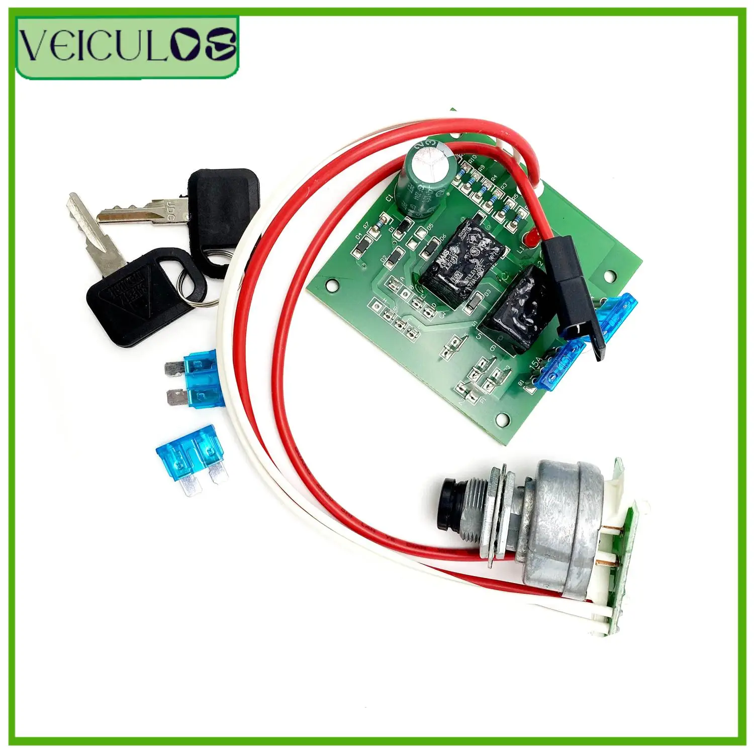 Auto Ignition Switch Module W/Keys AM136681 AM115471 AM120819 AM118981 For John Deere 415 425 445 455 Car Parts